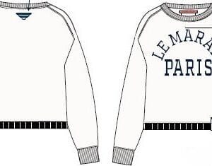 The shirt project trui le Marais offwhite