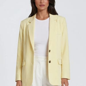 Blazer oversized butter yellow