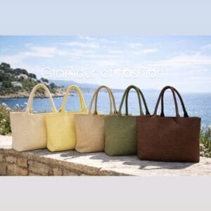 Shoppertas gevlochten treccia