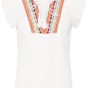 Cream blouse top Wilja wit