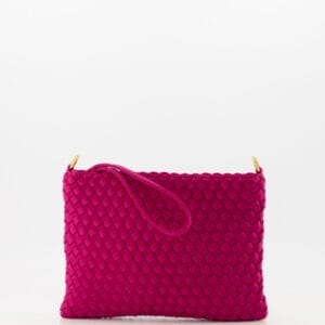 Treccia schoudertas clutch mini