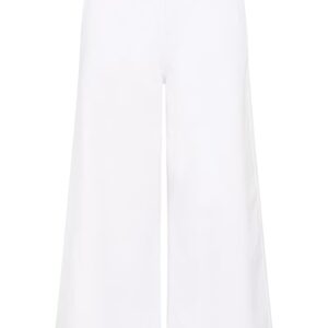 Cream visti jeans wide wit