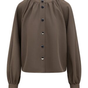 Label dot blouse amanda taupe