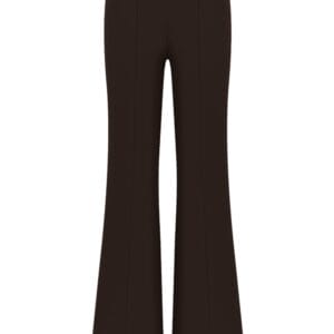 Triple nine travel flared broek donker bruin